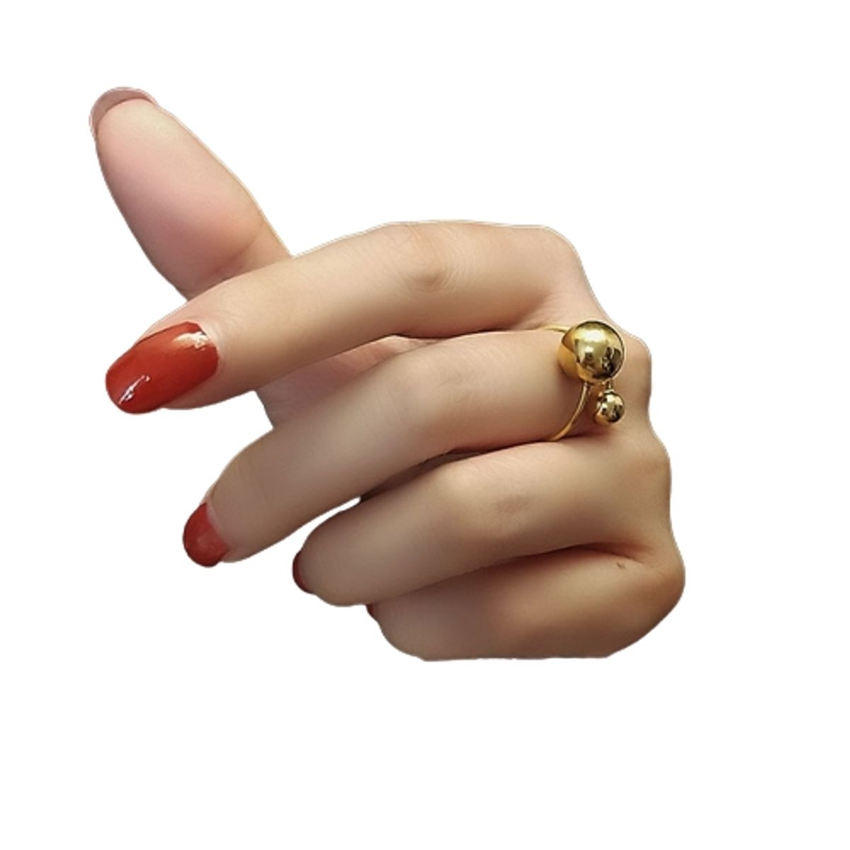 GENERICO - Anillo Doble Balines Hipoalargenico