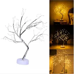 GENERICO - LÁMPARA MESA BONSÁI LED ÁRBOL DE ESPÍRITU DE LUZ HADA