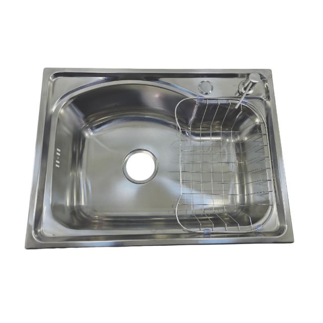 MODERN SPACE - Lavaplatos 58x43 Cm Sobre Cubierta Con Rejilla