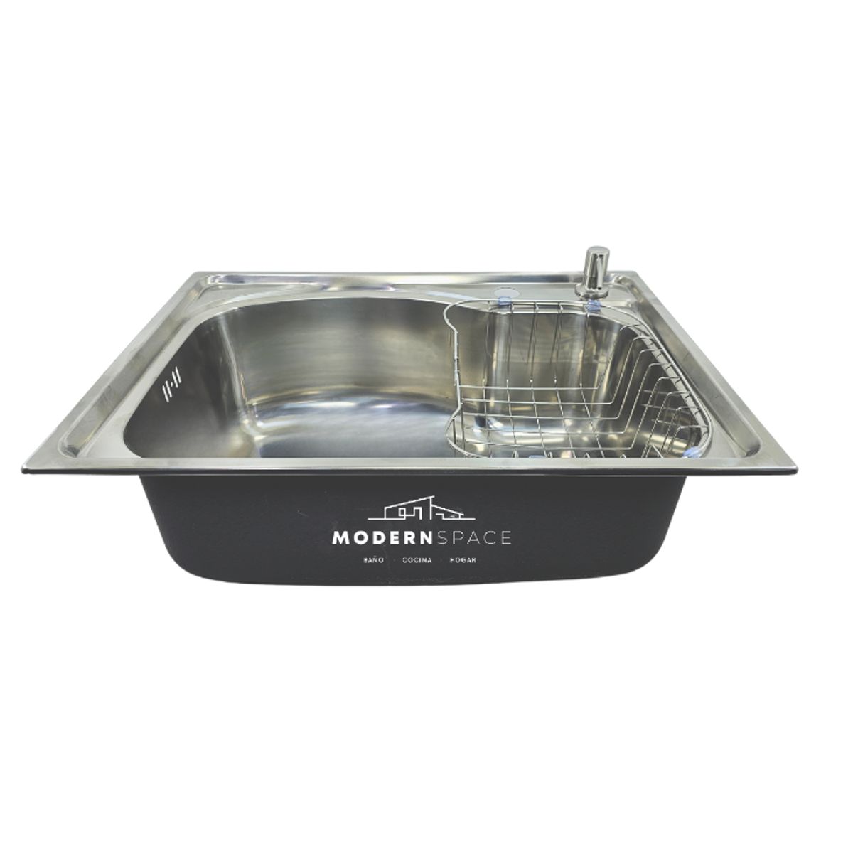 MODERN SPACE - Lavaplatos 58x43 Cm Sobre Cubierta Con Rejilla