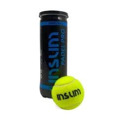 GENERICO - Tarro De Pelotas De Padel INSUM Pro - X3