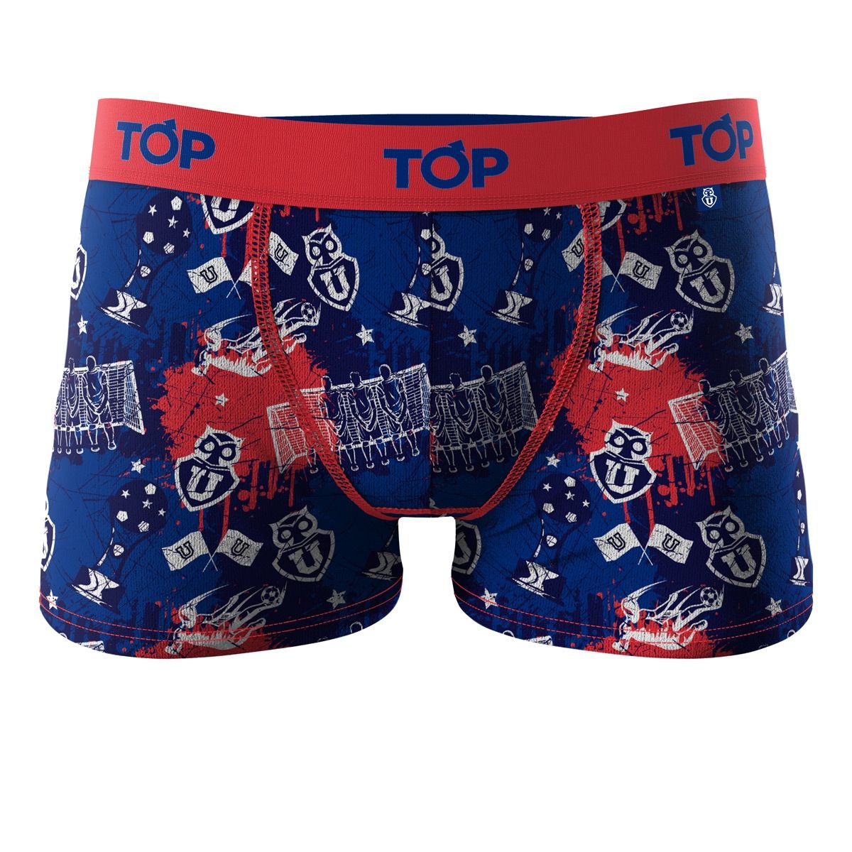 TOP - Boxer Niño Algodón Universidad de Chile Pack 4 C1 Top.