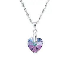 JOYAS MONTERO - Collar Romance Cristal Genuino Vitral Light