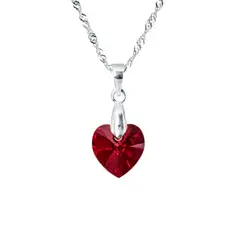 JOYAS MONTERO - Collar Romance Cristal Genuino Siam Shimmer