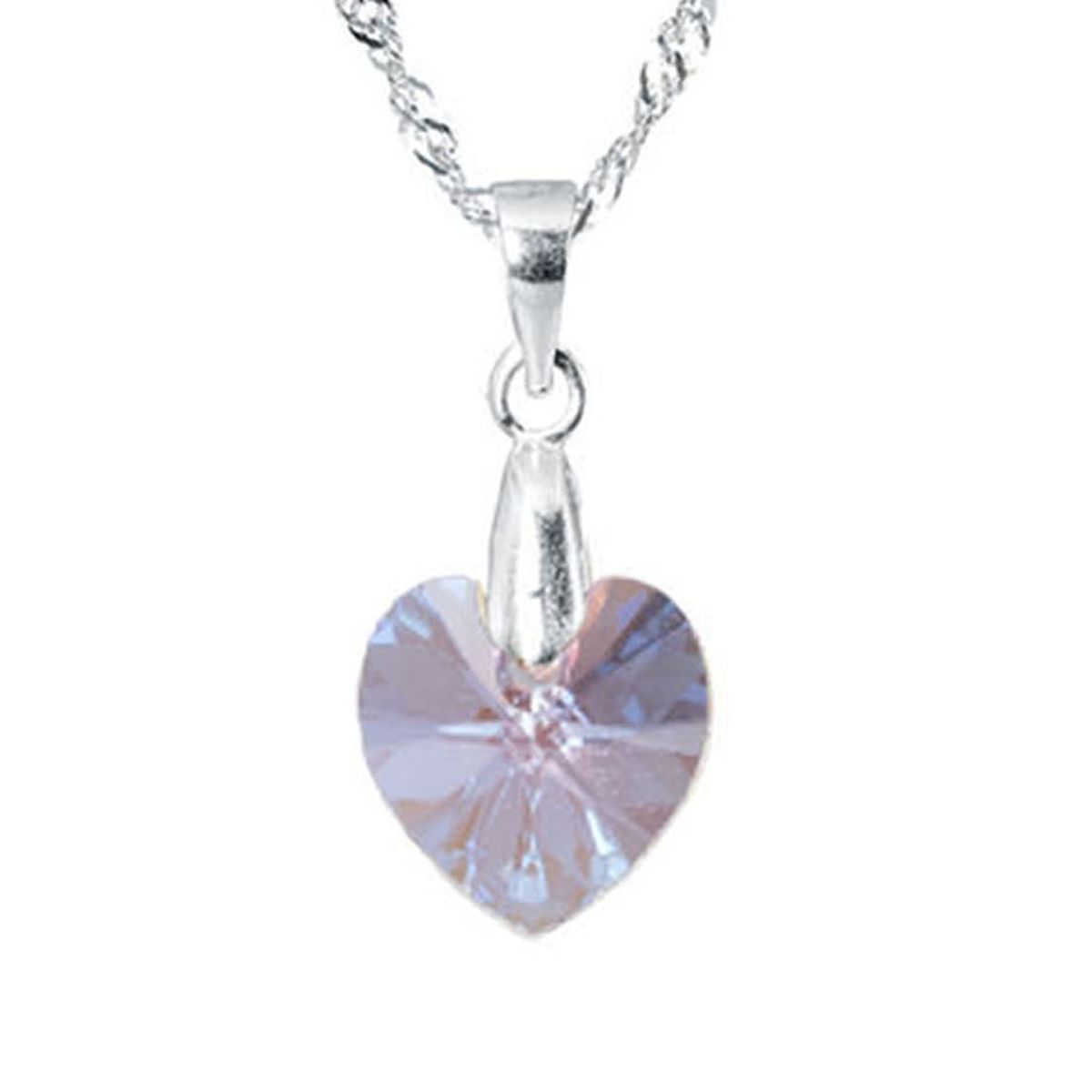 JOYAS MONTERO - Collar Romance Plata 925  creado con cristales de Swarovski® Light Rose