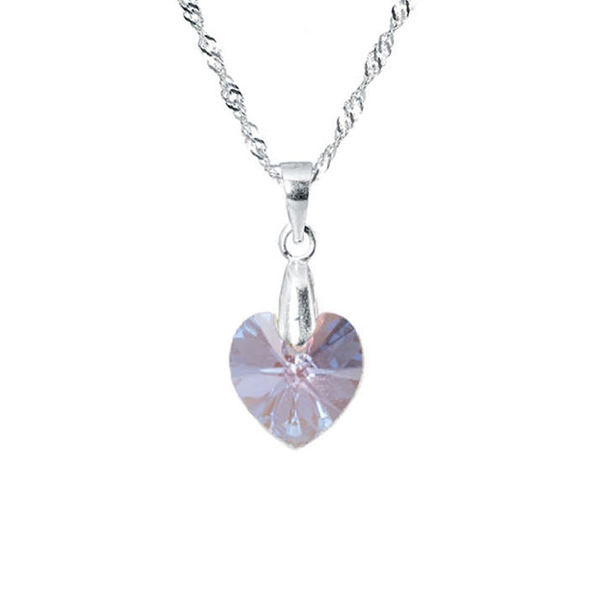 JOYAS MONTERO - Collar Romance Plata 925  creado con cristales de Swarovski® Light Rose