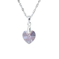 Collar Romance Plata 925 creado con cristales de Swarovski® Light Rose