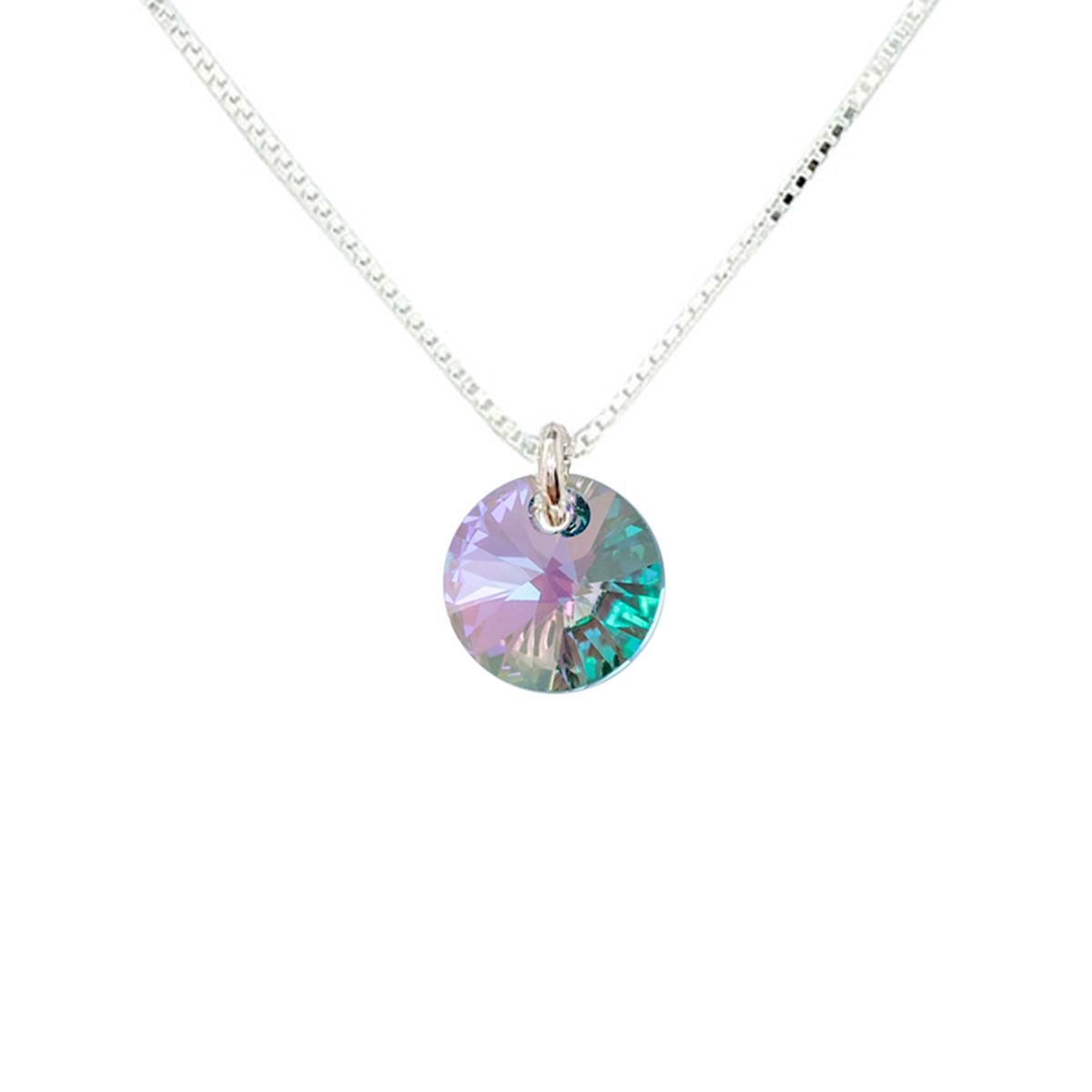 JOYAS MONTERO - Collar Punto de Luz Plata 925 creado con cristales de Swarovski® Paradise
