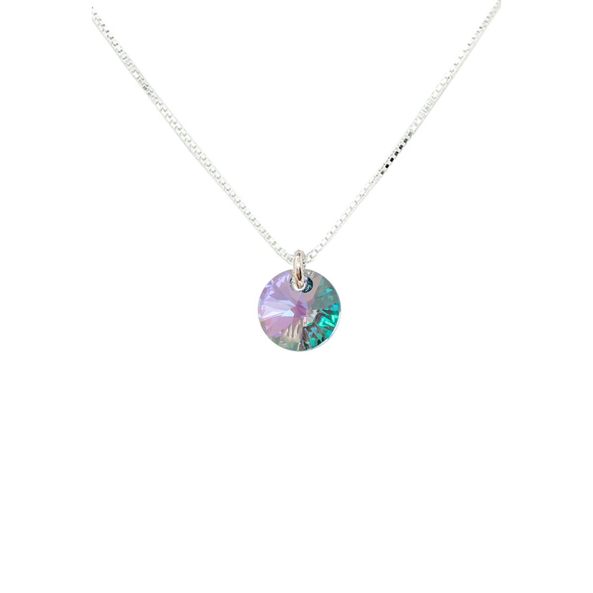 JOYAS MONTERO - Collar Punto de Luz Plata 925 creado con cristales de Swarovski® Paradise