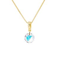 Collar Bali Gold 24K creado con cristales de Swarovski® Aurora Boreal