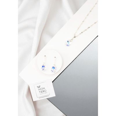 Imagen 2 del producto Conjunto Encanto Plata 925 creado con cristales de Swarovski® Aurora Boreal