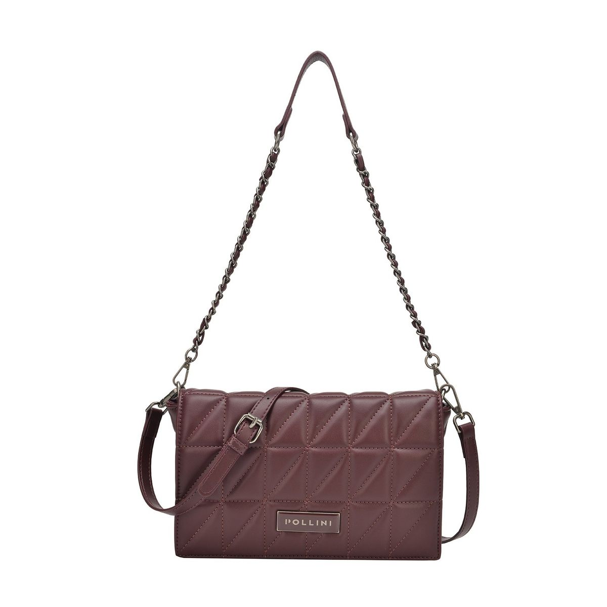 POLLINI - Cartera Bandolera Burdeo Pollini