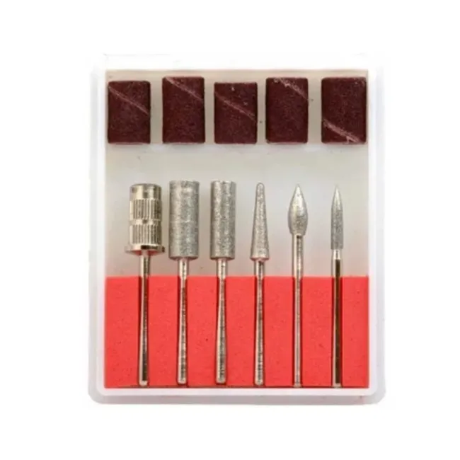 GENERICO - Set 6 De Repuestos Para Torno De Uñas