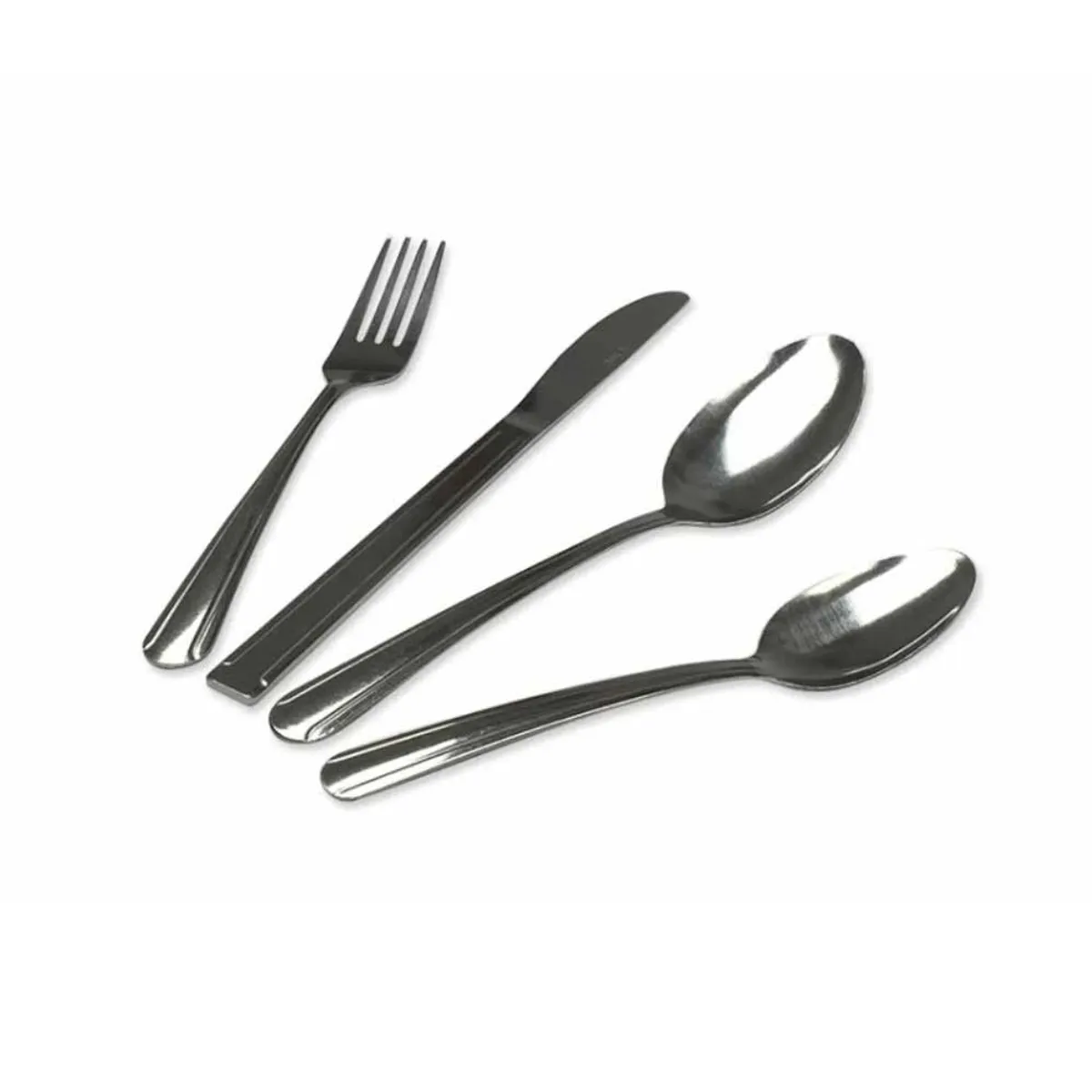 GENERICO - Set Cubiertos Cuchilleria Servicio 24 Pcs Dewart