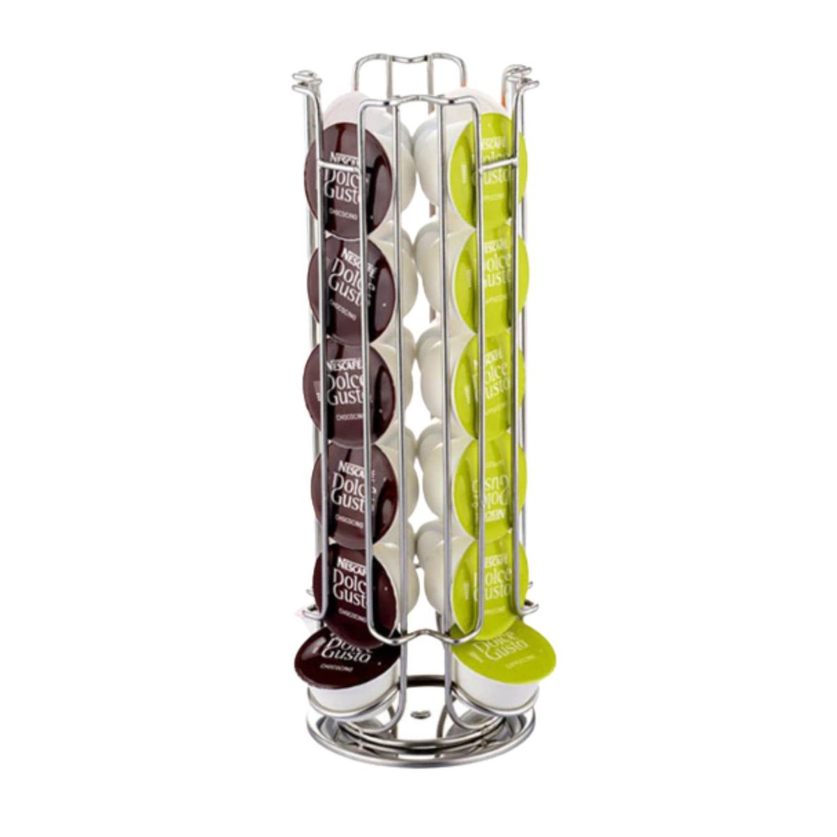 GENERICO - Porta Cápsula Giratorio 360° 24 Capsulas Capacidad