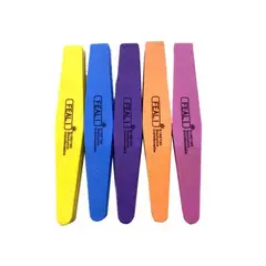 GENERICO - Set 10 Limas Pulidor 100/180 Manicure /pedicure Colores