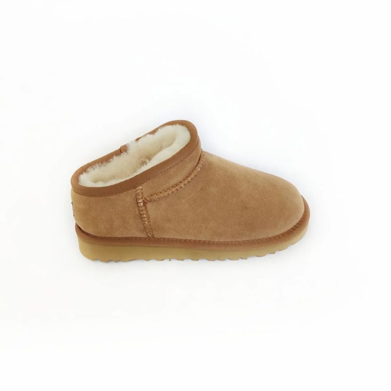 OVELO - BOTIN OVELO CUERO Y LANA NATURAL PUMA BOOT