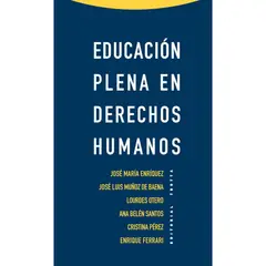 ANTARTICA LIBROS - Educacion Plena En Derechos Humanos