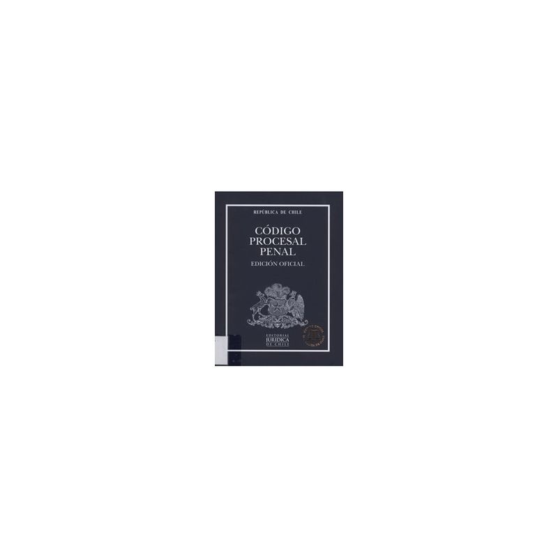 EDITORIAL JURIDICA DE CHILE - Codigo Procesal Penal 2016 (Edicion Oficial) (R)