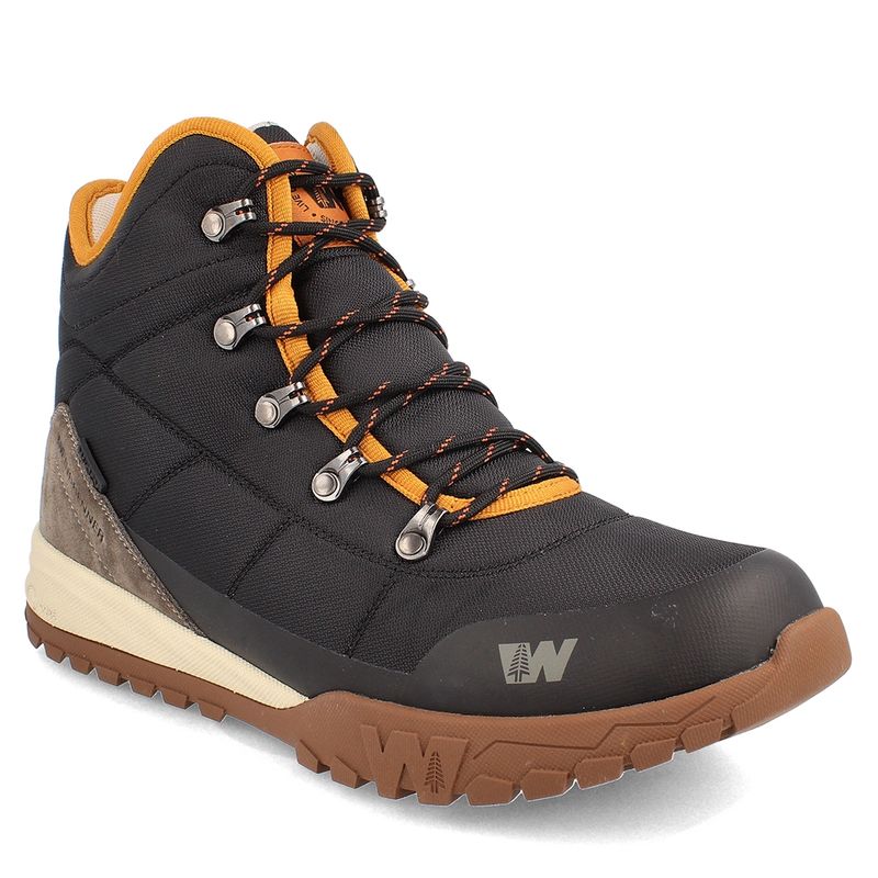 WEINBRENNER - BOTÍN OUTDOOR HOMBRE WEINBRENNER BEAGLE MID NEGRO - CAMEL