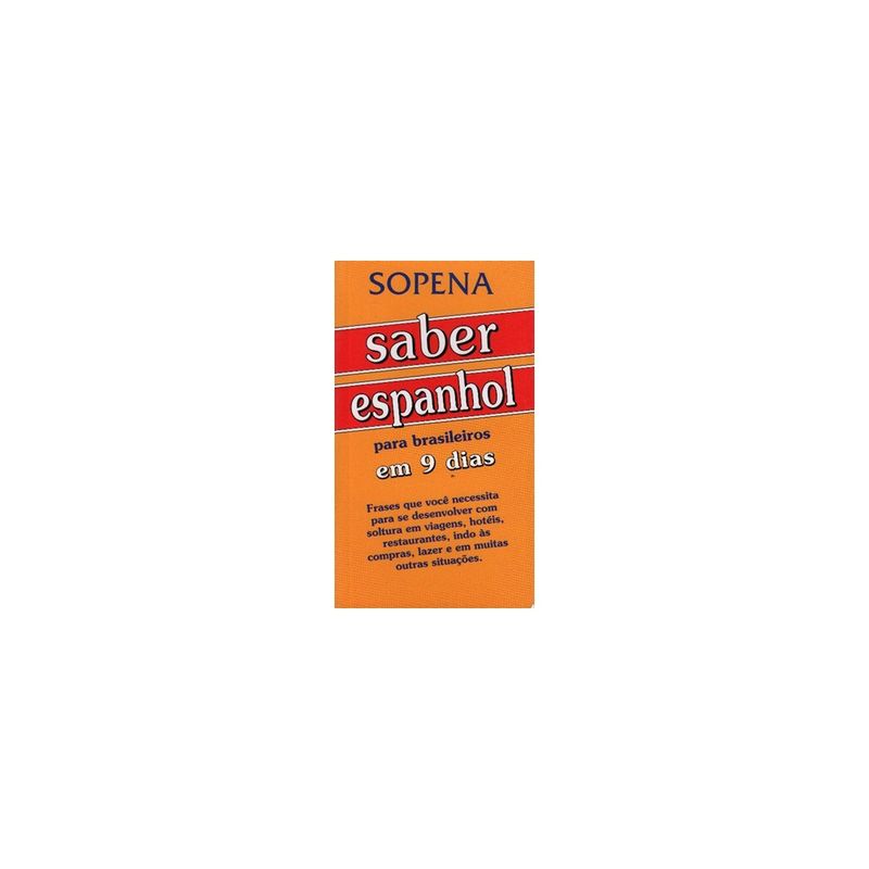 SOPENA - Saber Español En 9 Dias