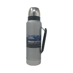 NATIONAL GEOGRAPHIC - Termo Metalico 1200Ml Color Gris