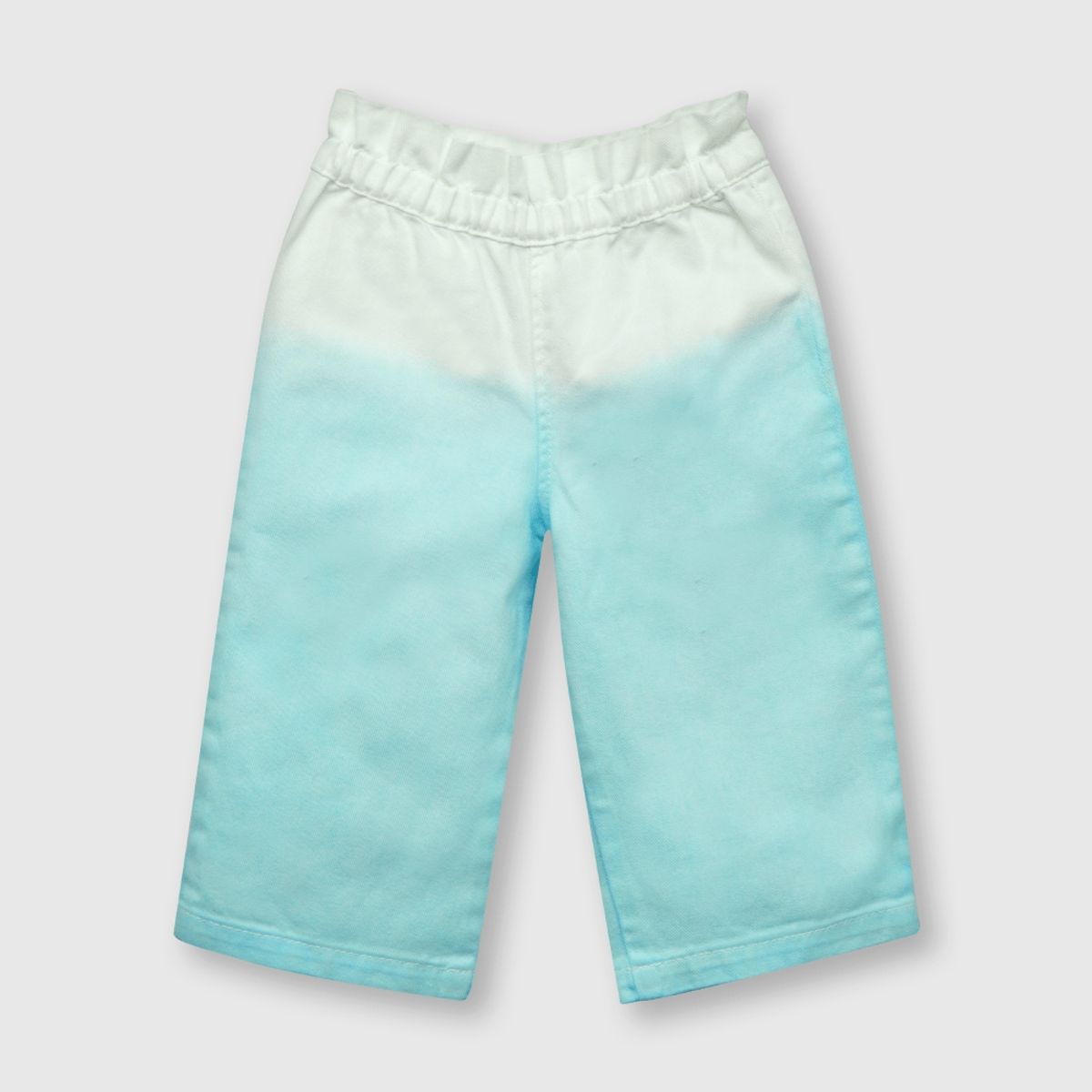 COLLOKY - Jeans ancho de bebe niña azul (3 a 36 meses)