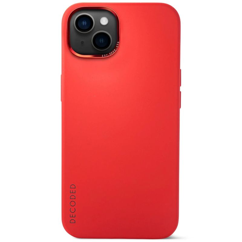 DECODED - Funda Silicona Decoded Con Magsafe Para iPhone 13 Rojo