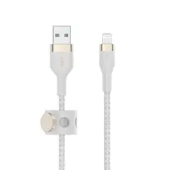 BELKIN - Cable Usb-a A Ligthing 1mt Pro Flex Blanco