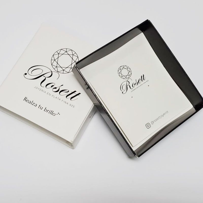 ROSETT - Anillo 5 halo en circones incoloros Plata Ley 925