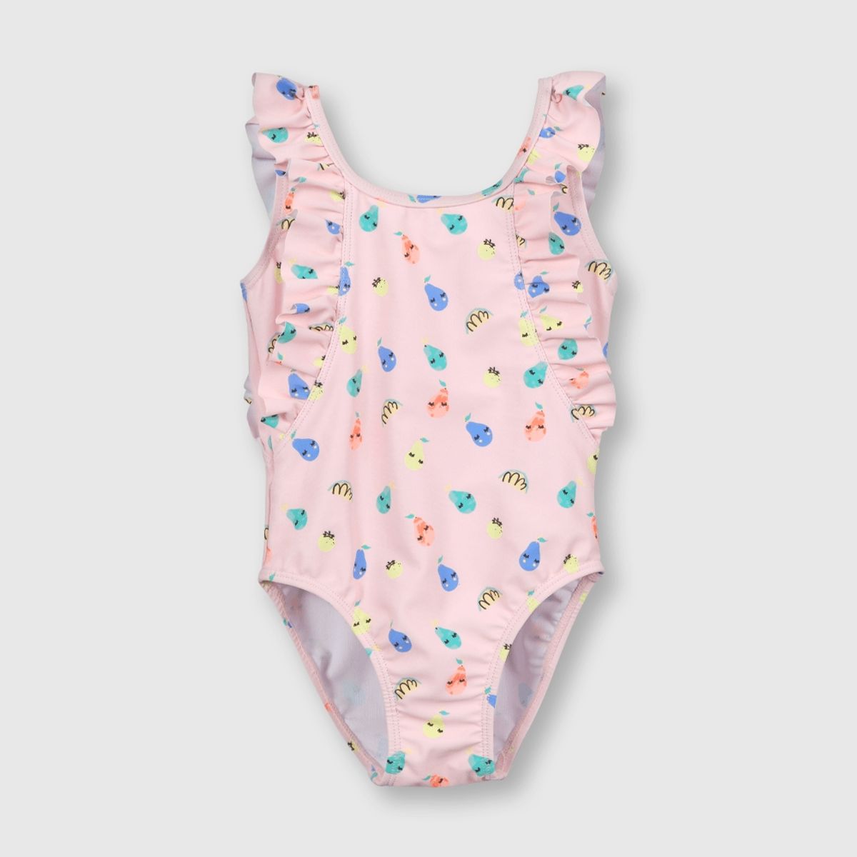 COLLOKY - Traje de baño de bebé niña con filtro UV rosado (3 a 36 meses).