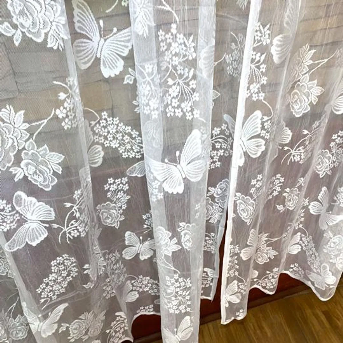 GENERICO - set de visillo encaje 2 paños