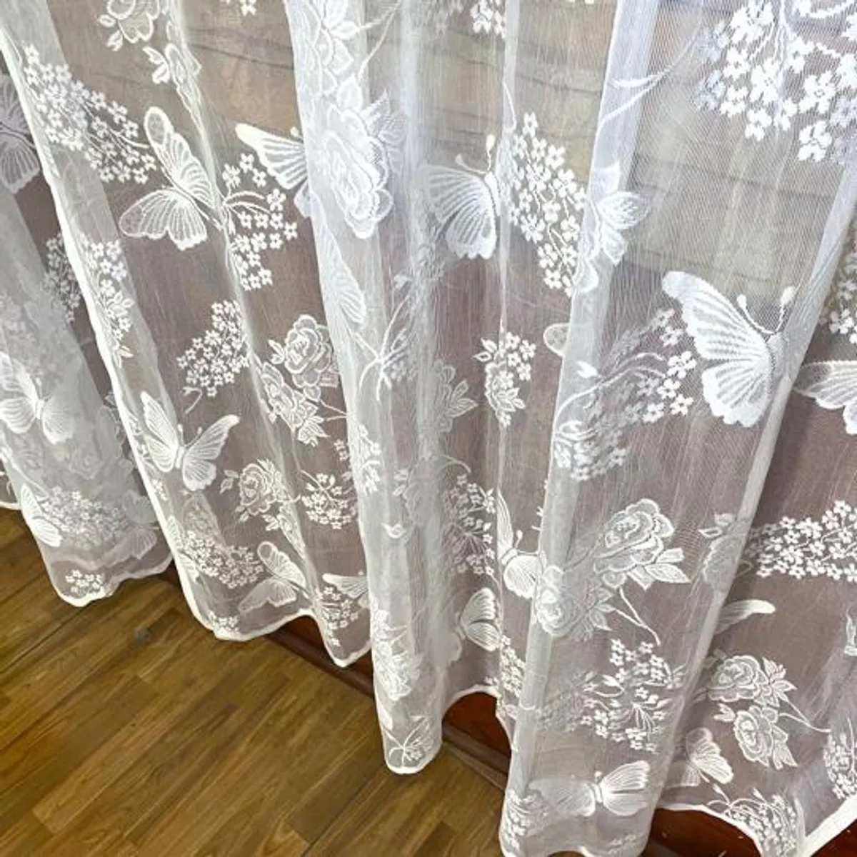 GENERICO - set de visillo encaje 2 paños