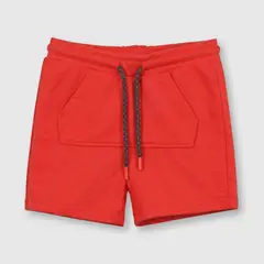 COLLOKY - Bermuda de niño punto color naranjo (3 a 36 meses)