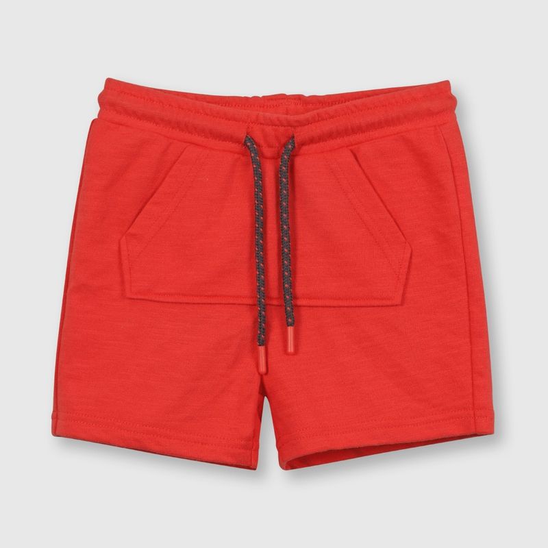 COLLOKY - Bermuda de niño punto color naranjo (3 a 36 meses)