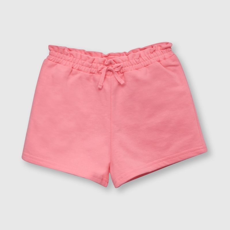 COLLOKY - Short de niña elasticado rosado (3 a 36 meses)