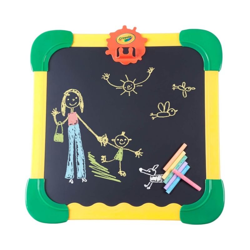 CRAYOLA - Pizarra Infantil De Pared Doble Cara 46x46 Cms Crayola