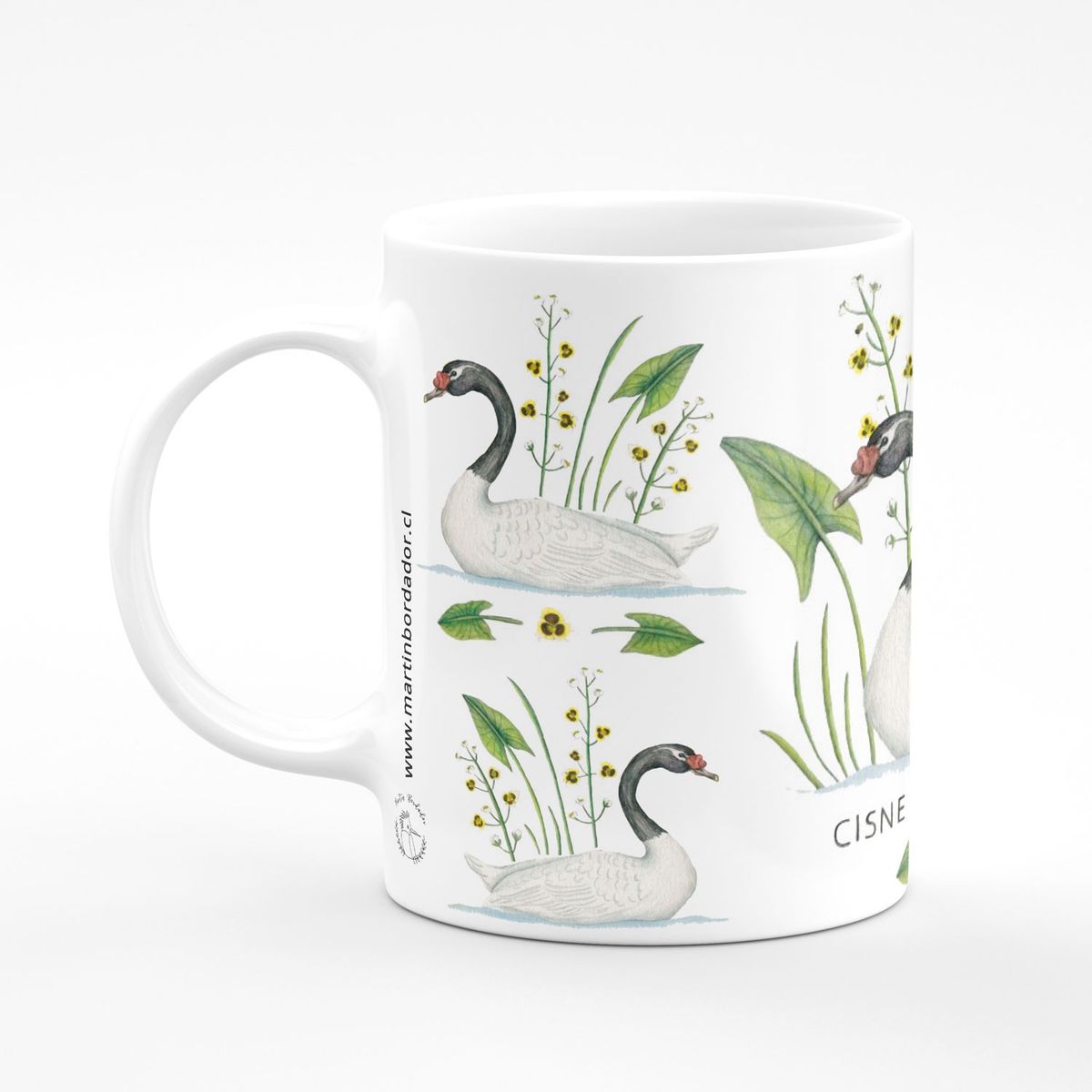 MARTIN BORDADOR - Tazon Cisne cuello negro