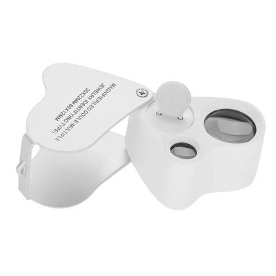 Imagen 2 del producto Lupa Geologica Lupa 30x22mm Led Lupa Joyero Con Luz 60x12mm