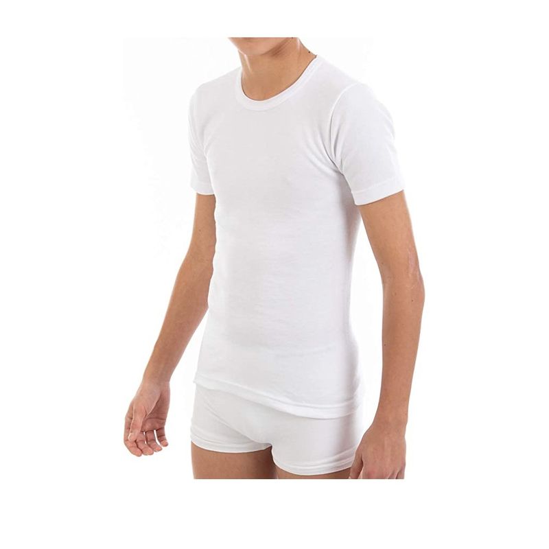 GARSIL - Pack De 3 Poleras Basica Para Niños o Niñas De Manga Corta - Camisetas_.