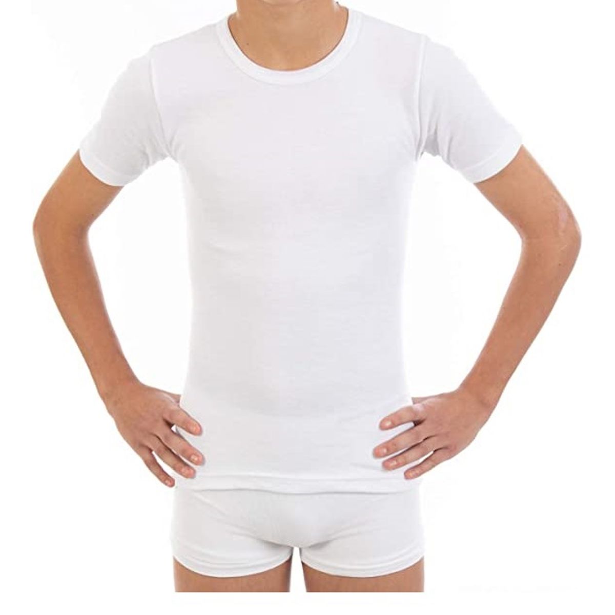 GARSIL - Pack De 3 Poleras Basica Para Niños o Niñas De Manga Corta - Camisetas