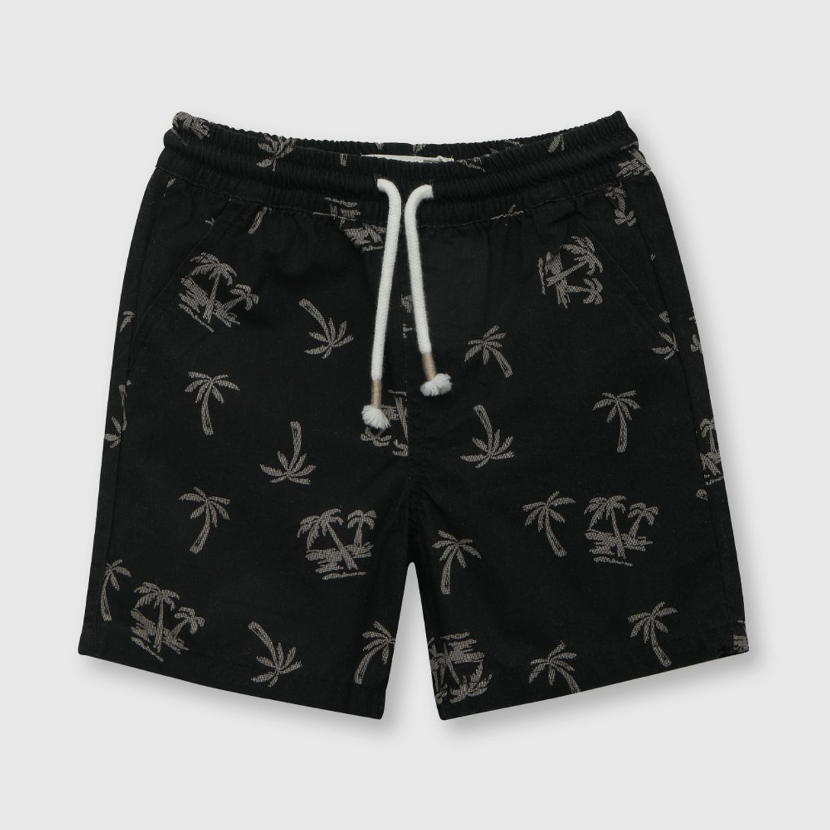 COLLOKY - Bermuda de bebe niño estampado gris (3 a 36 meses)