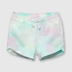 COLLOKY - Short de bebe niña tie dyed rosado (3 a 36 meses)