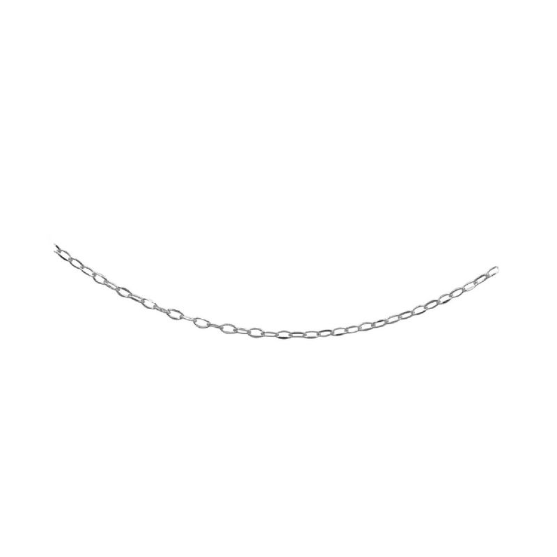 SILVER HEART - Collar Cadena Eslabón Tradicional 50cms en Plata Fina 925 SILVER HEART