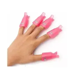 GENERICO - Pack 20 Pinzas Para Quita Esmalte Permanente O Uñas Gel