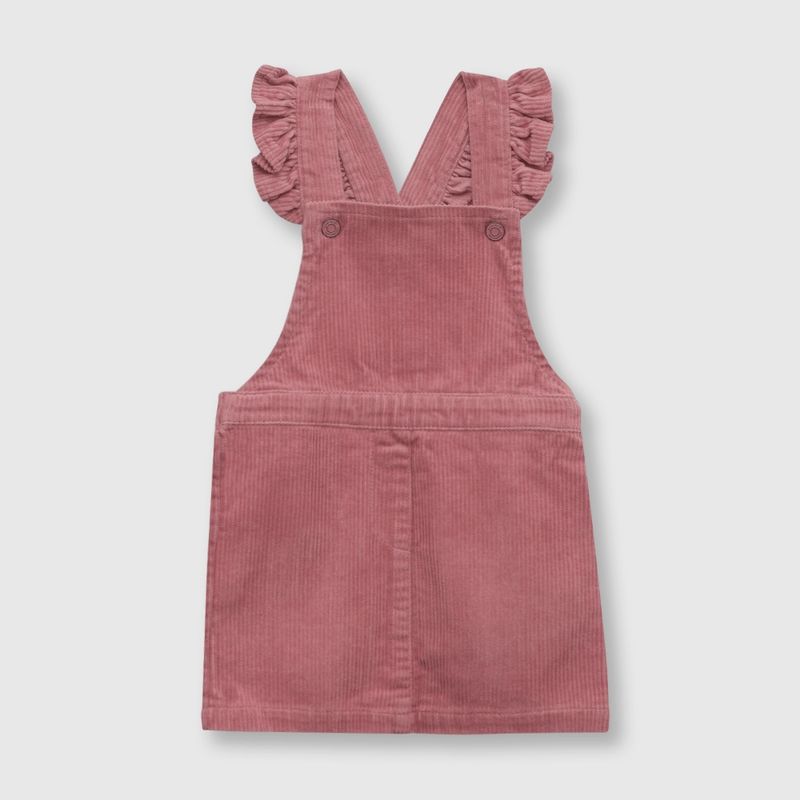 COLLOKY - Vestido de bebé niña jardinera dark rose (3 a 36 meses)