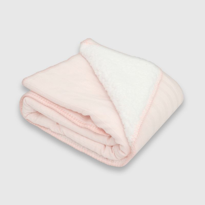 COLLOKY - Manta de bebé niña 90 x 73 cm pink / rosado (talla única)