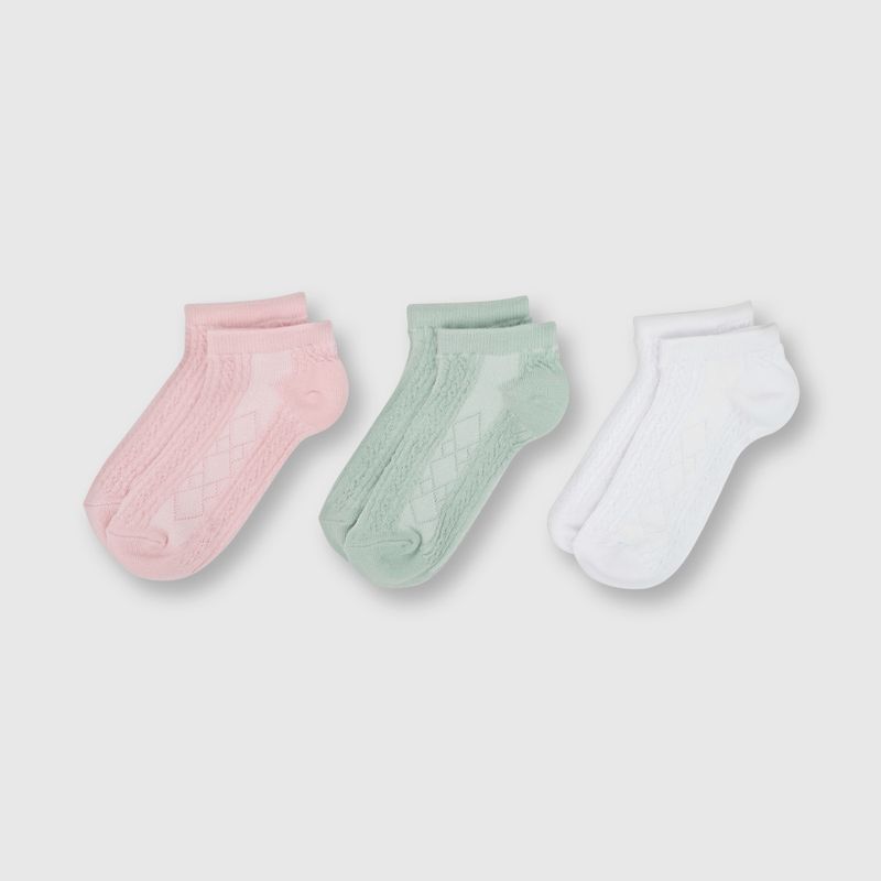 COLLOKY - Calcetin de niña 3 pack blanco / white (23 a 37)