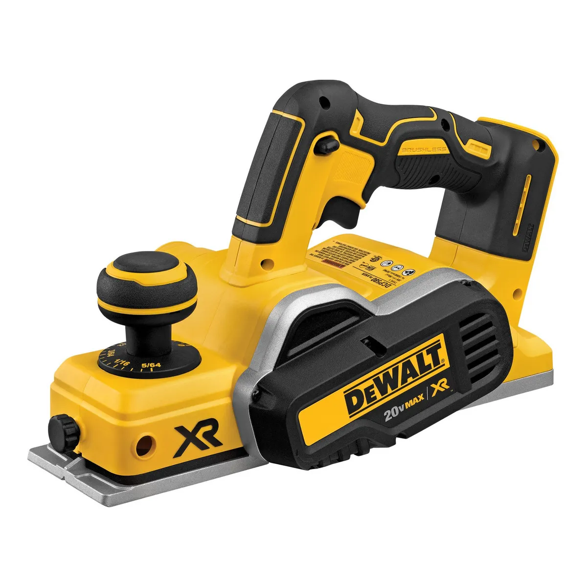 DEWALT - Cepillo Xr 20v Sin Carbones Y Sin Batería Dewalt Dcp580b