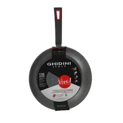 GHIDINI - Sarten 30cm Negro Antiadhederente Viva
